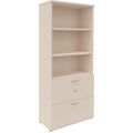UNI Combined cabinet with hanging register | 5 Oh, 800 x 1897 mm, maple - 2 Thumbnail Image