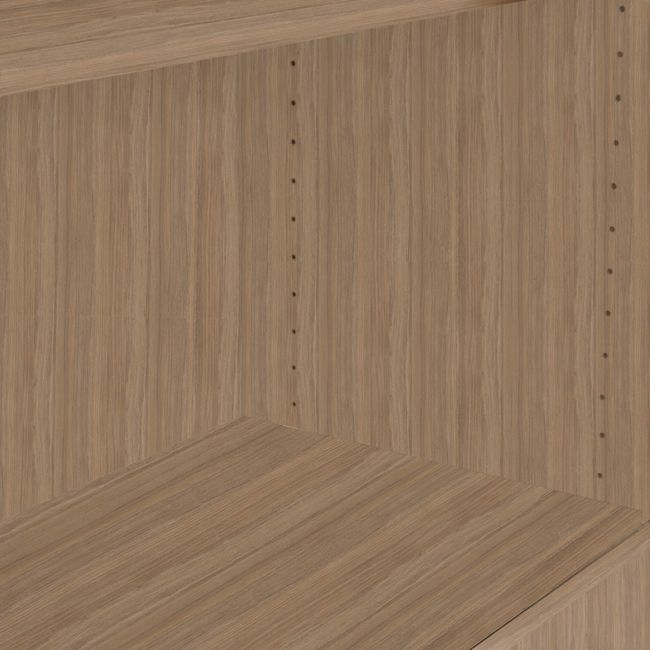 UNI Kombischrank mit Hängeregister | 5 OH, 800 x 1897 mm, Bernsteineiche