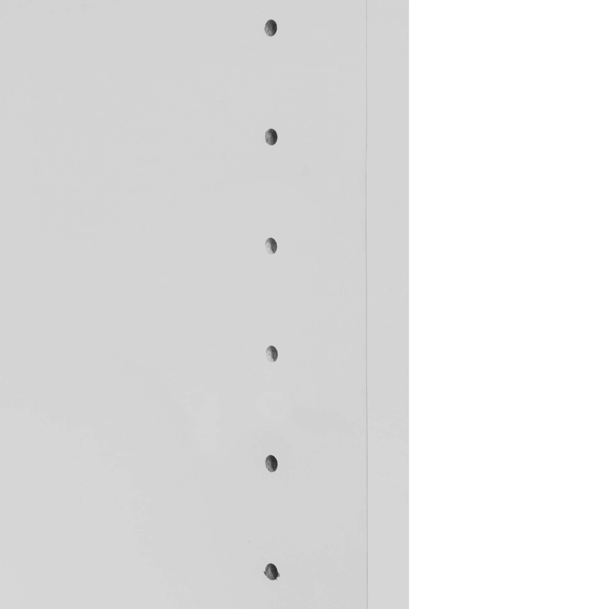 UNI Combined cabinet with hanging register | 5 Oh, 800 x 1897 mm, pearl gray - 4 Main Image