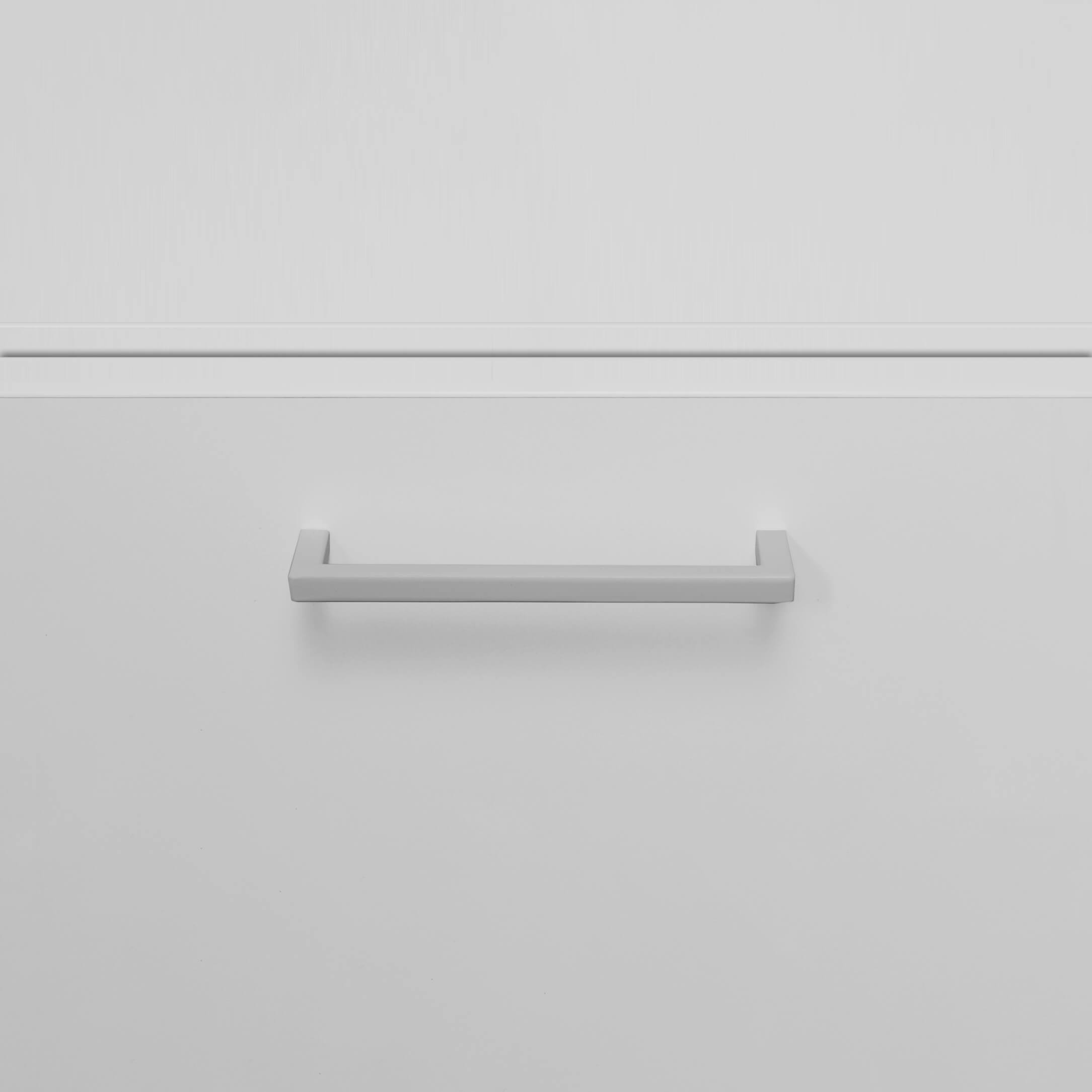 UNI Combined cabinet with hanging register | 5 Oh, 800 x 1897 mm, pearl gray - 5 Main Image