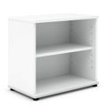UNI Armoire d'étagère | 2 oh, 800 x 777 mm, blanc - 2 Thumbnail Image