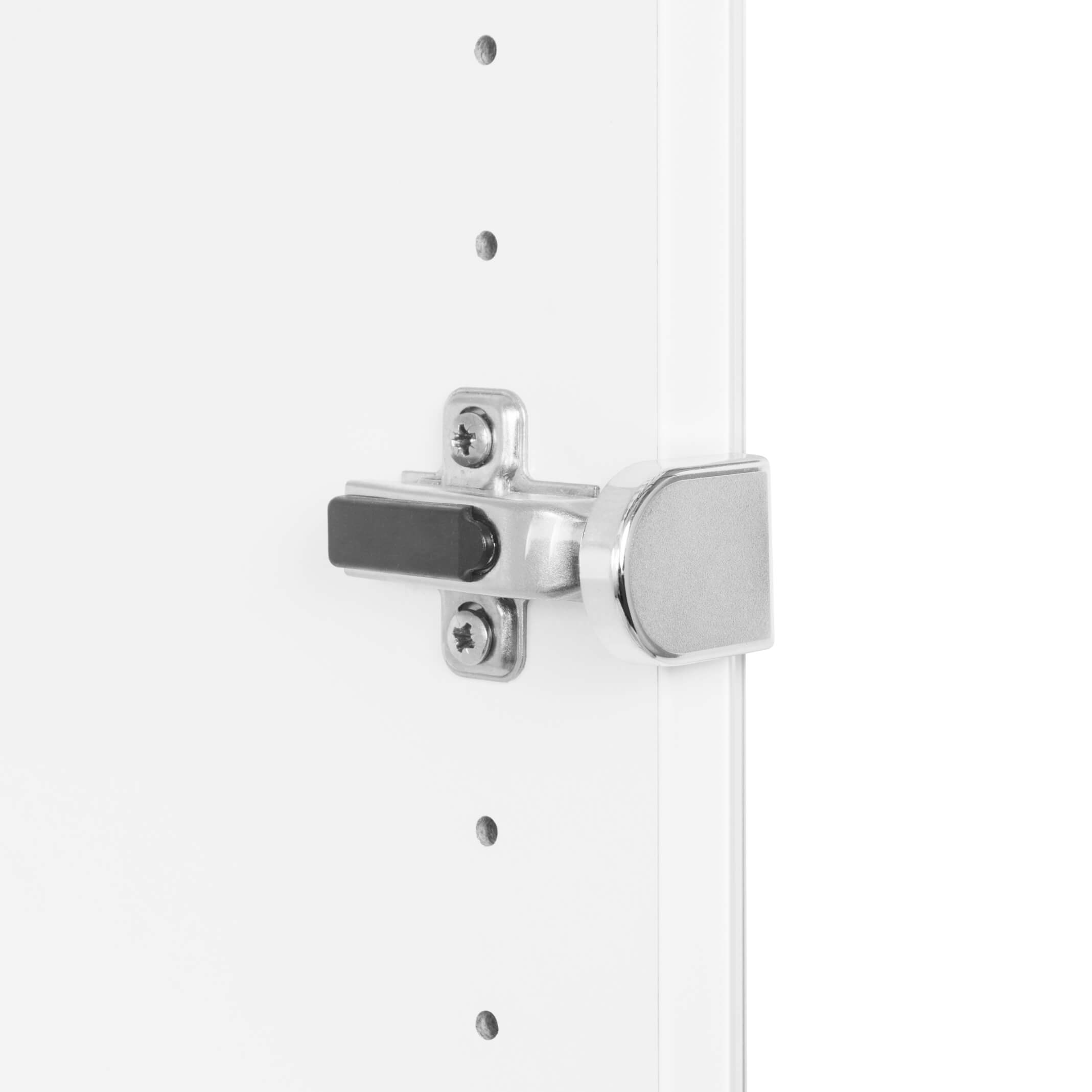 UNI Showcase cabinet with hanger register | 5 Oh, 800 x 1897 mm, white - 5 Main Image