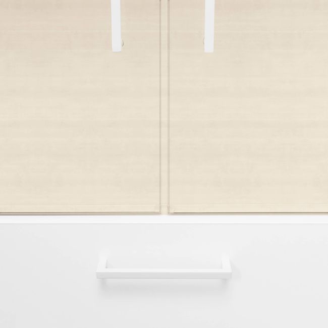 UNI Vitrinenschrank mit Hängeregister | 5 OH, 800 x 1897 mm, Ahorn / Weiß