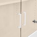 UNI Showcase cabinet with hanger register | 5 Oh, 800 x 1897 mm, maple / white - 9 Thumbnail Image
