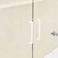 UNI Showcase cabinet with hanger register | 5 Oh, 800 x 1897 mm, maple / white - 8 Thumbnail Image