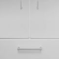 UNI Vitrinenschrank mit Hängeregister | 5 OH, 800 x 1897 mm, Perlgrau
