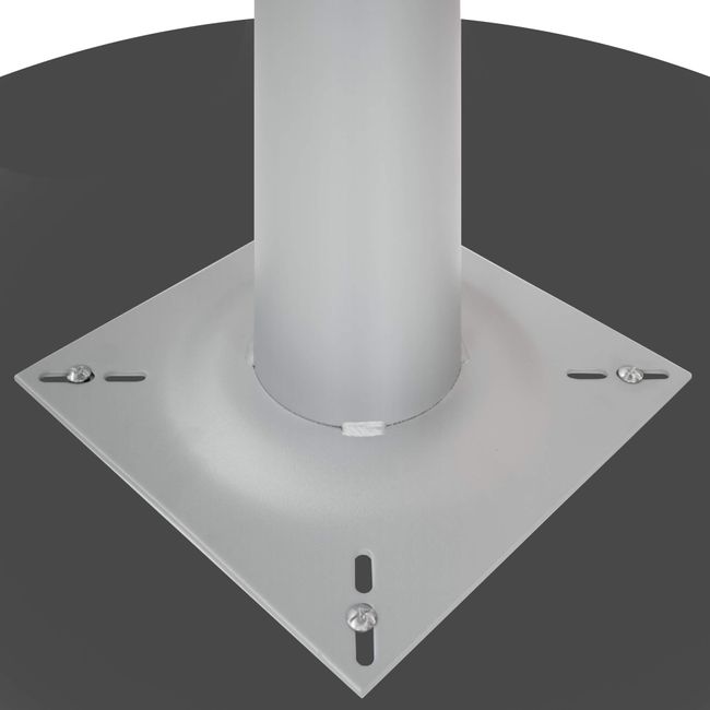 OPTIMA Konferenztisch | Bootsform, 1800 x 1000 mm (6 - 8 Personen), Anthrazit