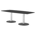 OPTIMA Konferenztisch | Bootsform, 1800 x 1000 mm (6 - 8 Personen), Anthrazit - 3 Thumbnail Image