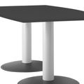 OPTIMA Konferenztisch | Bootsform, 1800 x 1000 mm (6 - 8 Personen), Anthrazit - 4 Thumbnail Image