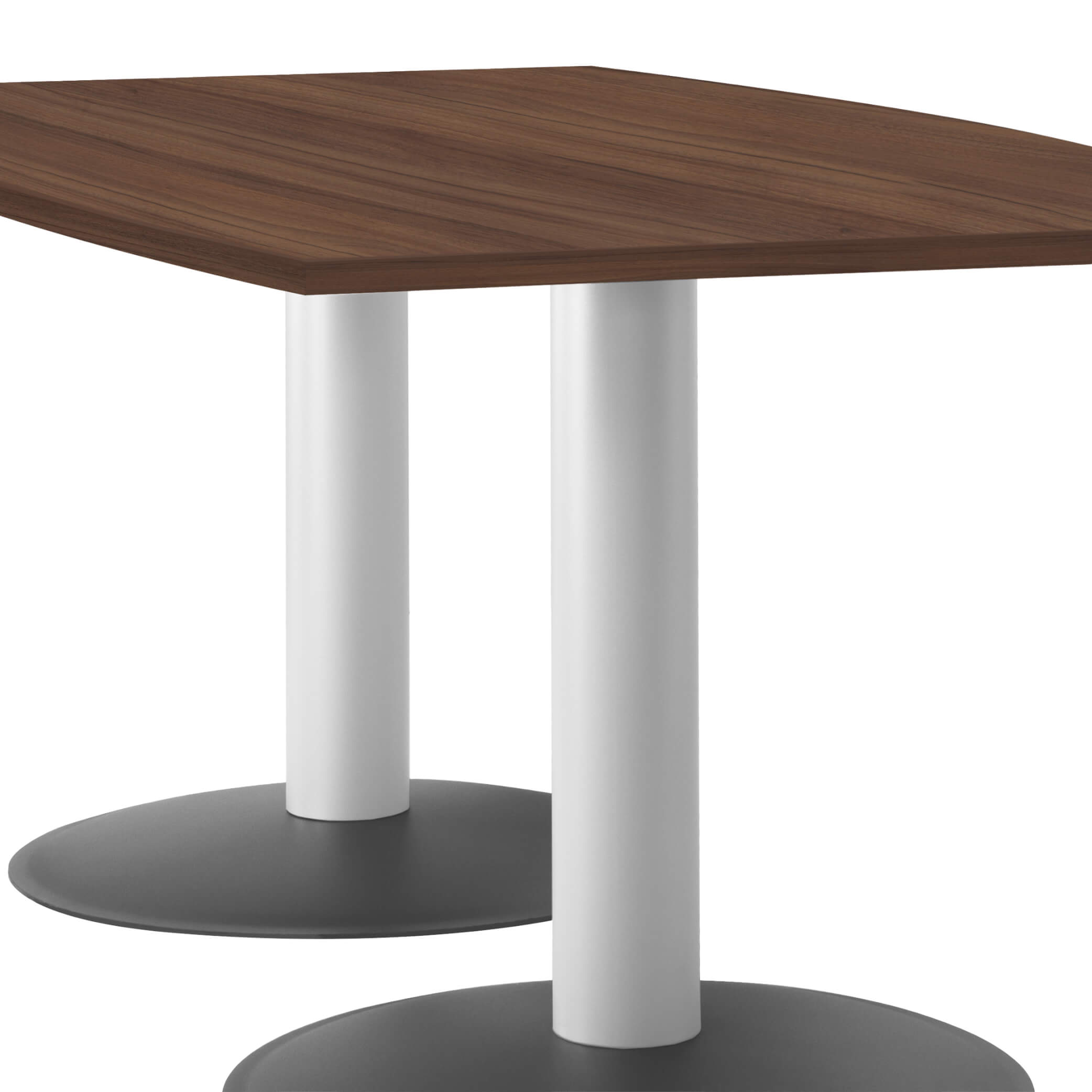 OPTIMA conference table | Boat shape, 2000 x 1000 mm (6 - 8 people), walnut - 4 Main Image