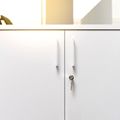 UNI Flügeltürenschrank | 3 OH, 800 x 1143 mm, Weiß