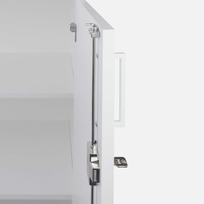 UNI Vitrinenschrank | 5 OH, 800 x 1897 mm, Weiß