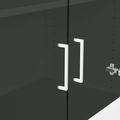 UNI Showcase cabinet | 5 Oh, 800 x 1897 mm, anthracite / white - 6 Thumbnail Image