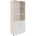 UNI Display cabinet | 5 OH, 800 x 1897 mm, maple/white - 2 Thumbnail Image