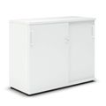 UNI Armoire à portes coulissantes | 2 OH, 1000 x 777 mm, blanc - 2 Thumbnail Image