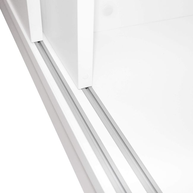 UNI Schiebetürenschrank | 2 OH, 1200 x 777 mm, Weiß