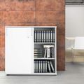 UNI Armoire de porte coulissante | 3 oh, 1200 x 1143 mm, blanc - 1 Thumbnail Image