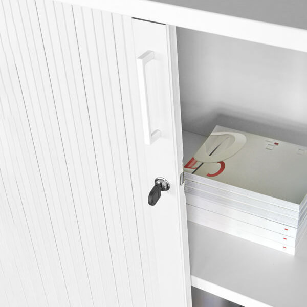 UNI Cabinet des magasins de queserroll | 2 oh, 1000 x 777 mm, blanc - 3 Main Image
