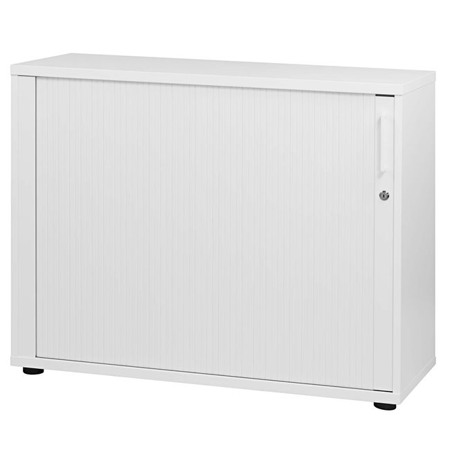 UNI Querrollladenschrank | 2 OH, 1000 x 777 mm, Weiß