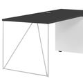 AIR Desk | Sideboard right, 1600 x 1600 mm, anthracite / white - 2 Thumbnail Image