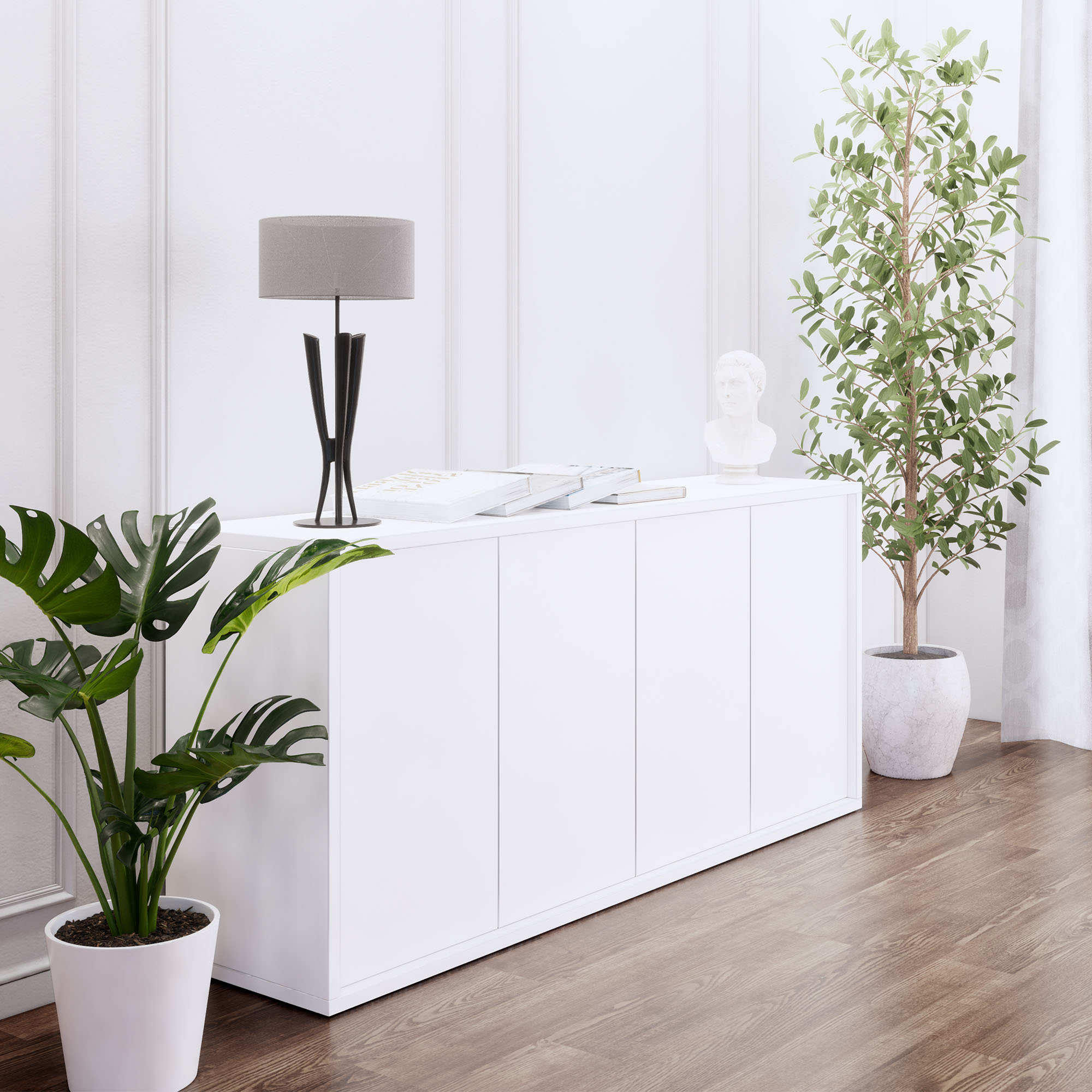 NOVA Buffet | 2 oh, 1615 x 750 mm, blanc - 1 Main Image