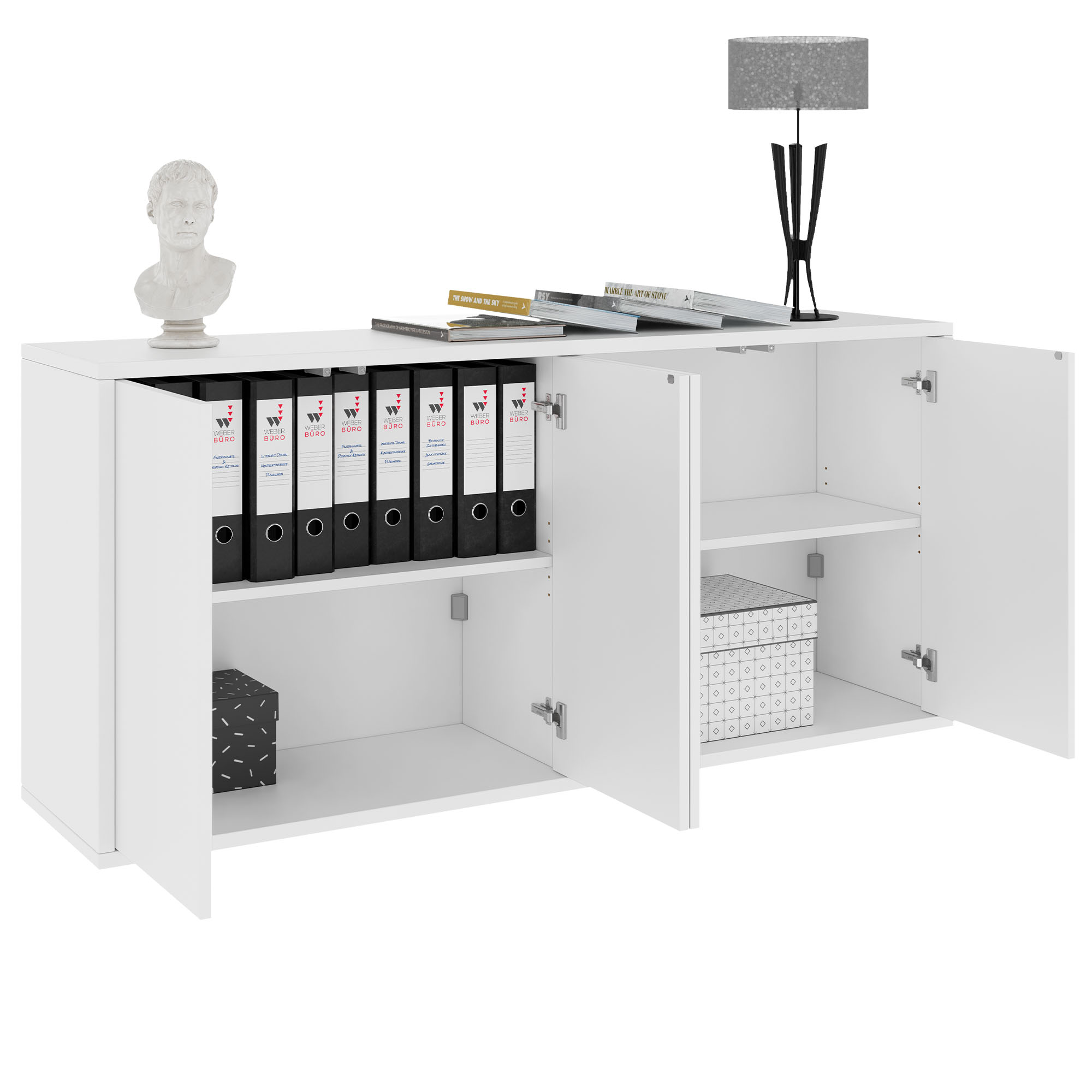 NOVA Buffet | 2 oh, 1615 x 750 mm, blanc - 9 Main Image