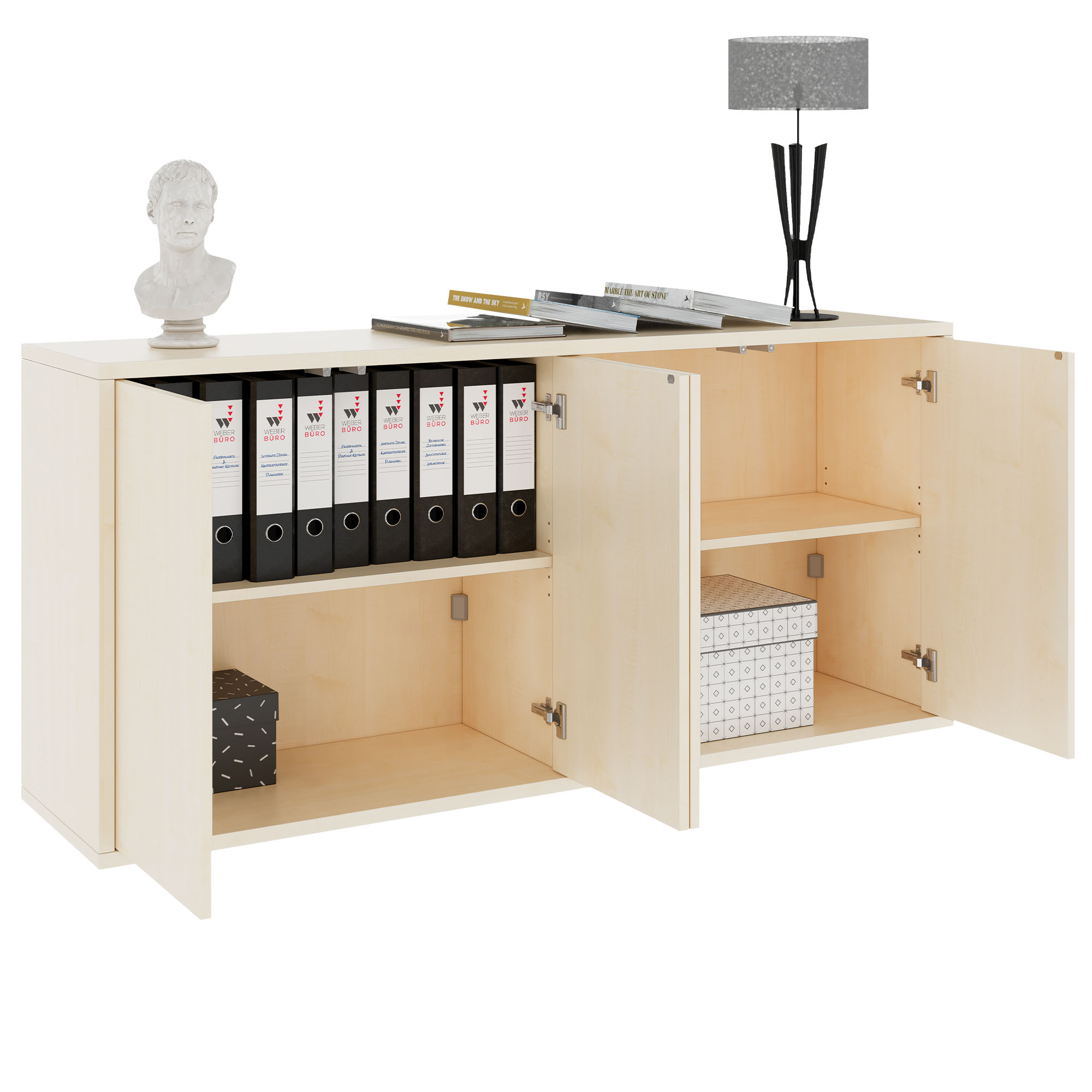 NOVA Buffet | 2 oh, 1615 x 750 mm, érable - 9 Main Image