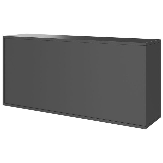 NOVA Sideboard | 2 OH, 1615 x 750 mm, Anthrazit / Weiß