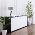 NOVA Buffet | 2 OH, 1615 x 750 mm, anthracite / blanc - 1 Thumbnail Image