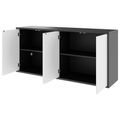 NOVA Buffet | 2 OH, 1615 x 750 mm, anthracite / blanc - 14 Thumbnail Image