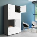 NOVA Spind | 800 x 1092 - 1444 mm (6 - 8 armadietti), antracite / bianco - 12 Thumbnail Image