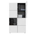 NOVA Spind | 800 x 1092 - 1444 mm (6 - 8 armadietti), antracite / bianco - 3 Thumbnail Image