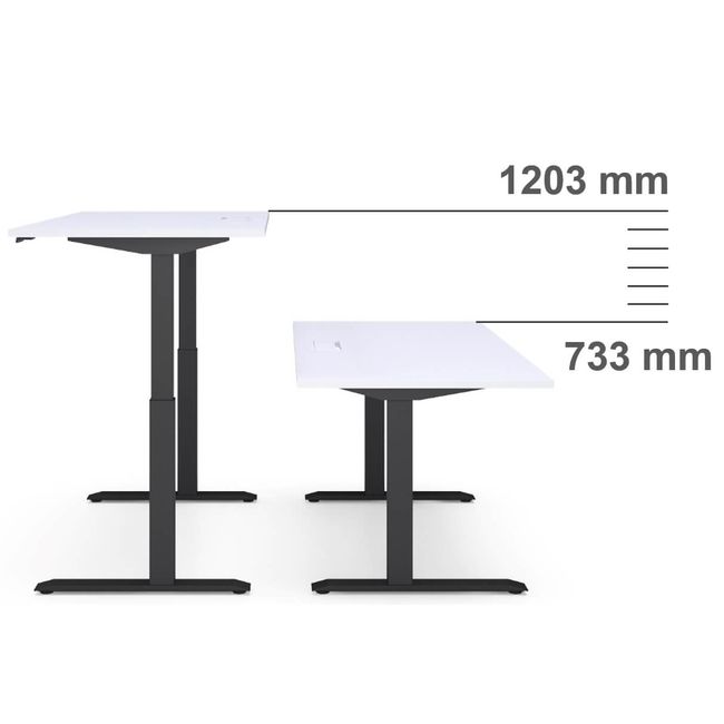 ACTIVE Schreibtisch | Elektrisch höhenverstellbar, 1800 x 800 mm, Ahorn ACTIVE Schreibtisch | Elektrisch höhenverstellbar, 1800 x 800 mm, Ahorn