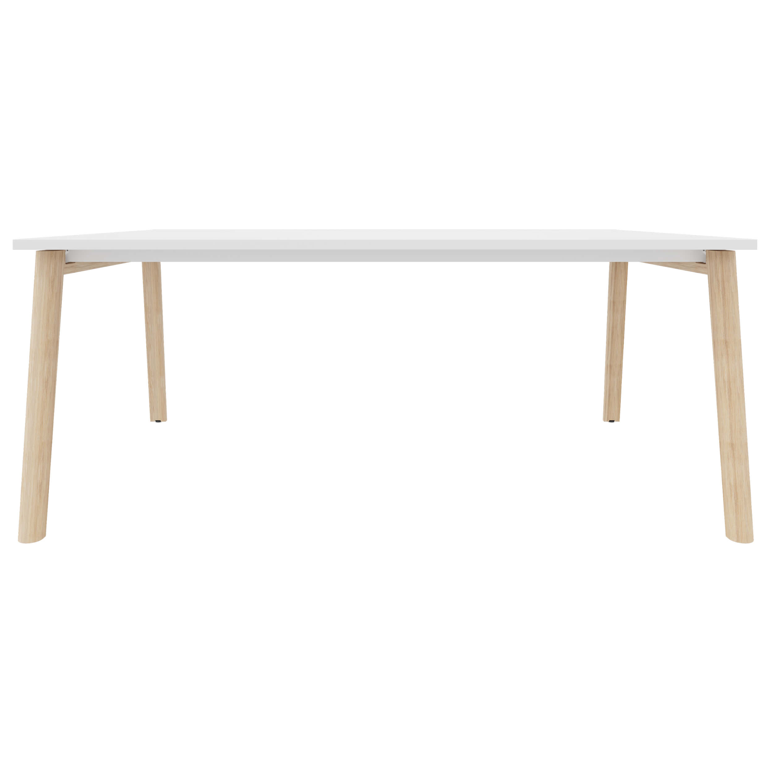 NOVA WOOD Tableau de conférence | Cadre en bois massif, 1800 x 1200 mm, blanc - 4 Main Image