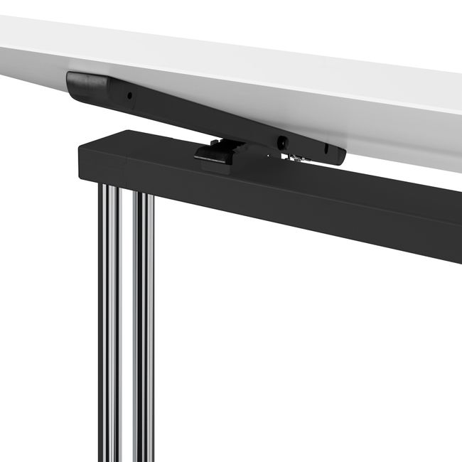 MARA - ARGO TILTING Konferenztisch | Rollbar, klappbar, 1600 x 800 mm, Weiß MARA - ARGO TILTING Konferenztisch | Rollbar, klappbar, 1600 x 800 mm, Weiß