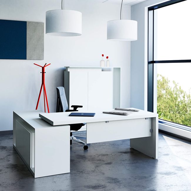 AVION Chefbüro Set - Inklusive Montageservice | Weiß