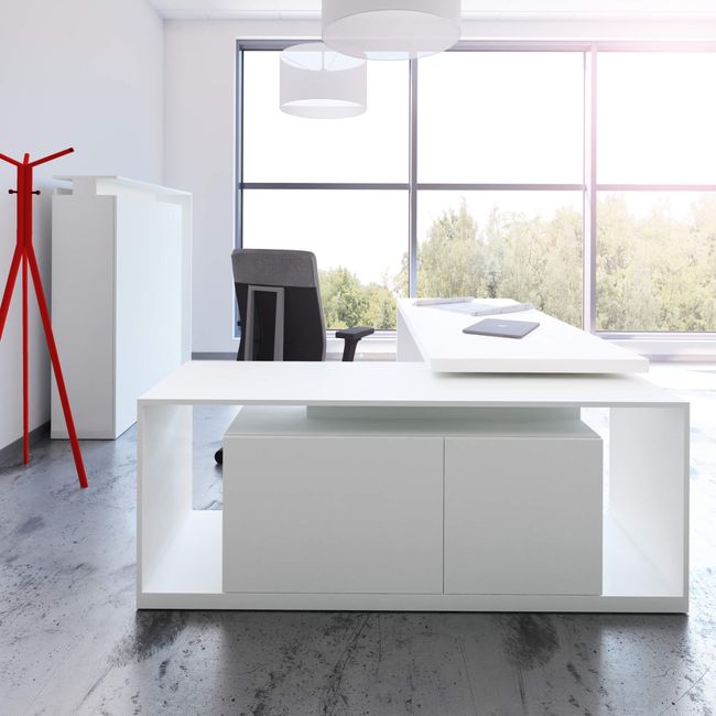 AVION Chefbüro Set - Inklusive Montageservice | Weiß