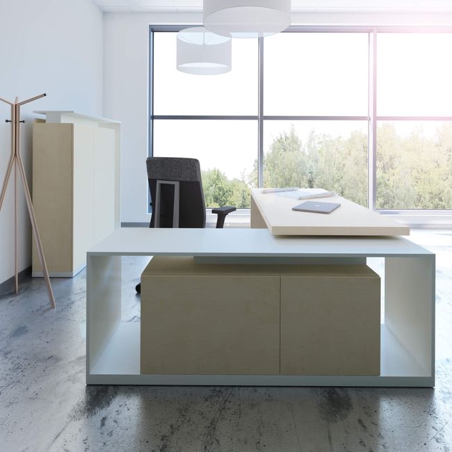 AVION Chefbüro Set - Inklusive Montageservice | Ahorn AVION Chefbüro Set - Inklusive Montageservice | Ahorn