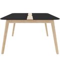 NOVA WOOD Tableau de conférence | Cadre en bois massif électrifié, 1200 x 1200 mm, HPL Fenix ​​Black - 3 Thumbnail Image