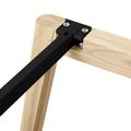 NOVA WOOD Tableau de conférence | Cadre en bois massif électrifié, 1200 x 1200 mm, HPL Fenix ​​Black - 8 Thumbnail Image