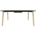 NOVA WOOD Tableau de conférence | Cadre en bois massif électrifié, 1800 x 1200 mm, HPL Fenix ​​Black - 3 Thumbnail Image
