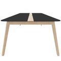 NOVA WOOD Tableau de conférence | Cadre en bois massif électrifié, 1800 x 1200 mm, HPL Fenix ​​Black - 2 Thumbnail Image