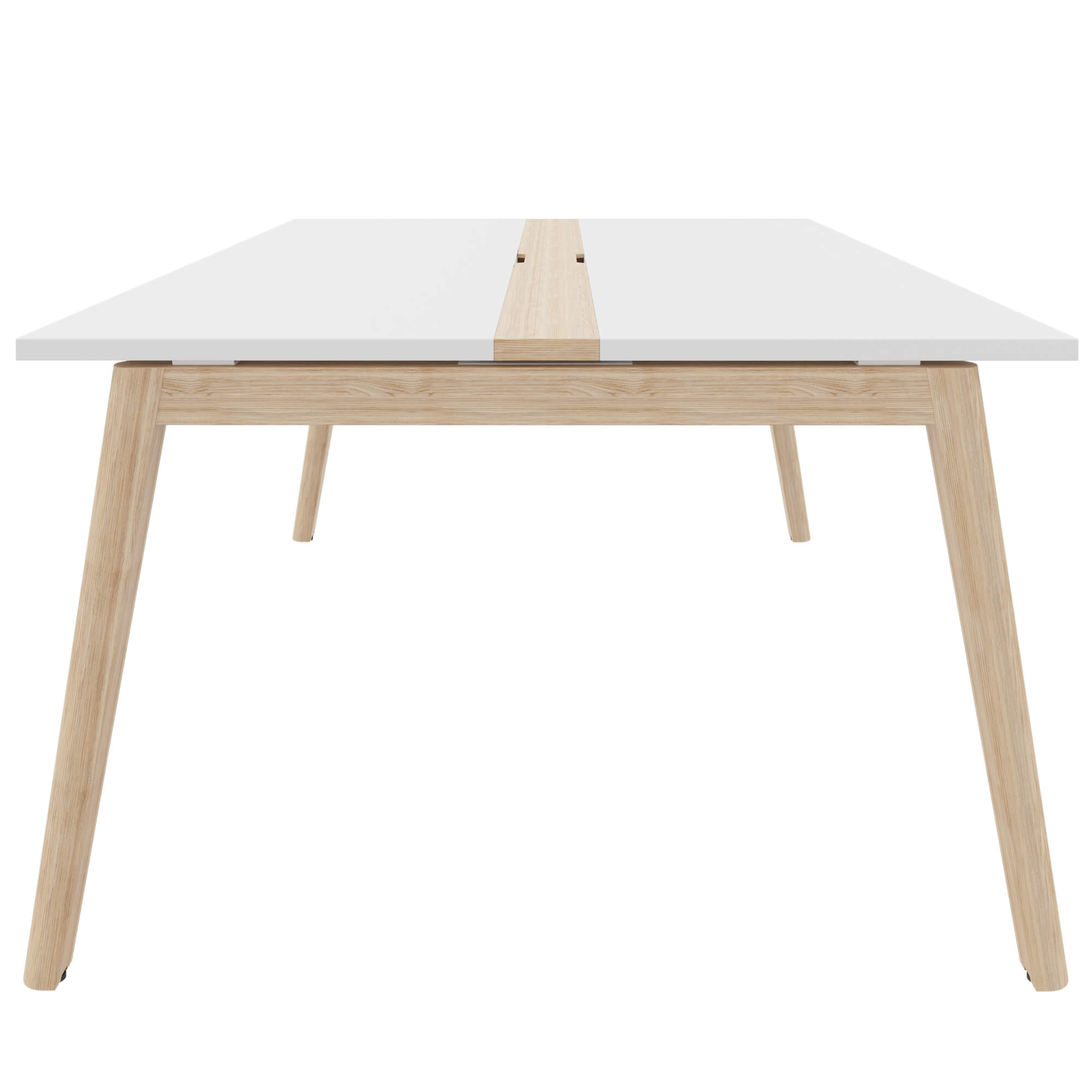 NOVA WOOD Tableau de conférence | Cadre en bois massif électrifié, 1800 x 1200 mm, blanc - 2 Main Image