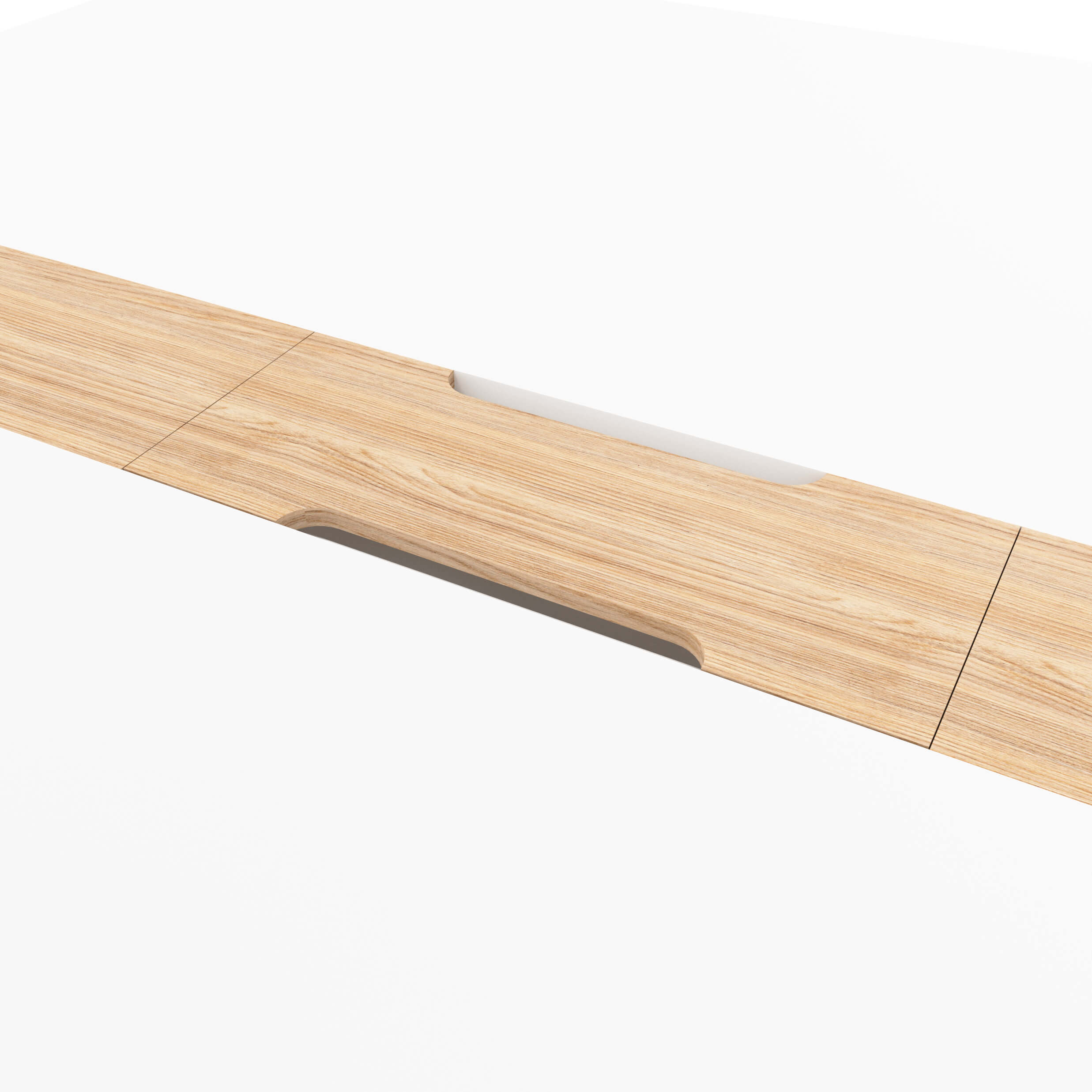 NOVA WOOD Tableau de conférence | Cadre en bois massif électrifié, 2400 x 1200 mm, blanc - 3 Main Image
