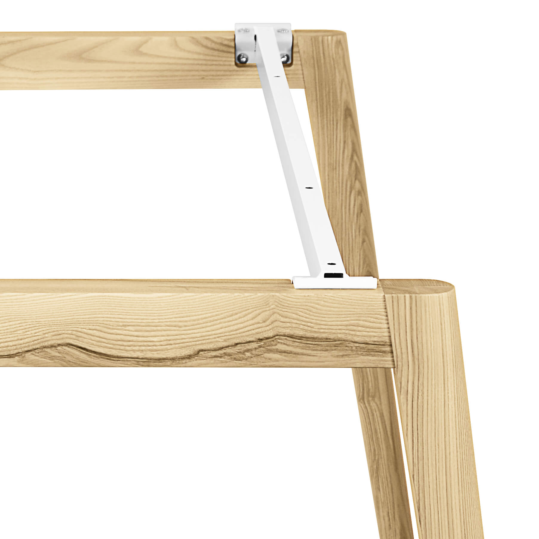 NOVA WOOD Tableau de conférence | Cadre en bois massif électrifié, 2400 x 1200 mm, blanc - 7 Main Image