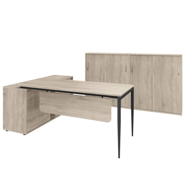 VARIAN Chefbüro Set - Inklusive Montageservice | Eiche Sonoma