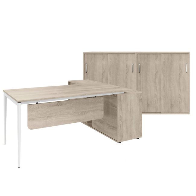 VARIAN Chefbüro Set - Inklusive Montageservice | Eiche Sonoma