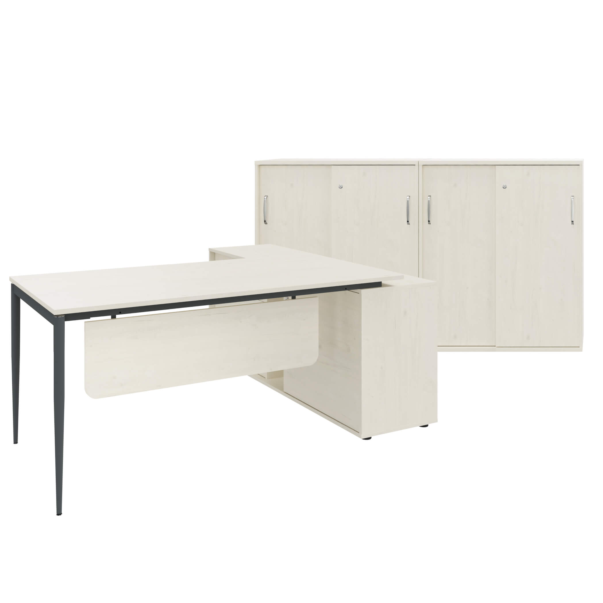 VARIAN Ensemble de bureaux en chef - y compris le service d'assemblage | Eiche Espoo - 1 Main Image