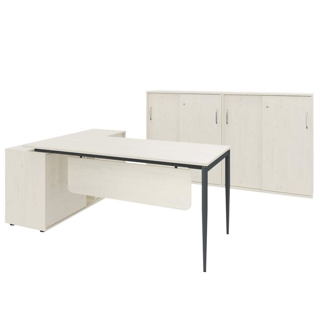 VARIAN Chefbüro Set - Inklusive Montageservice | Eiche Espoo VARIAN Chefbüro Set - Inklusive Montageservice | Eiche Espoo