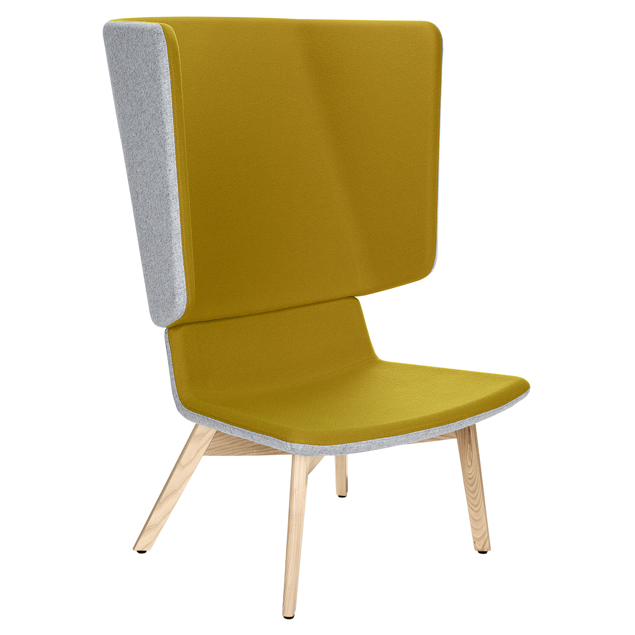 TWIST&SIT Chaise d'oeuf | Cadre en bois massif, couverture en laine Velito - 7 Main Image